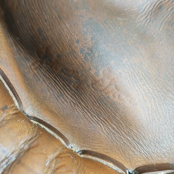 Vintage Rawlings Johnny Groth Baseball Glove Signed BL & Ball Major League USA - Picture 8 of 16